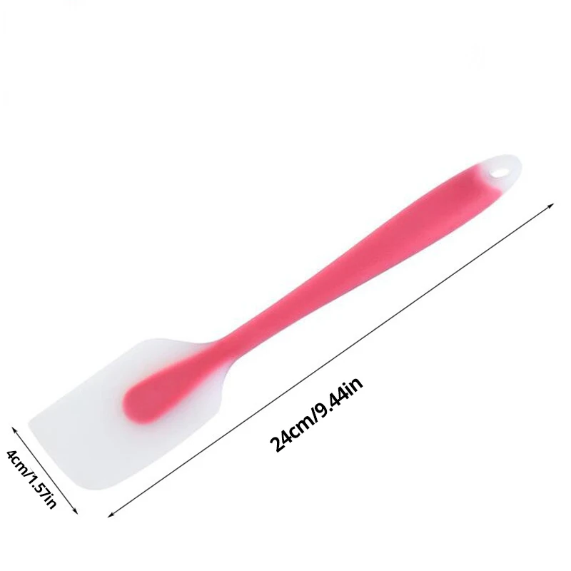 2Pcs Silicone Scraper Cream Scraper Cake Baking Tool
