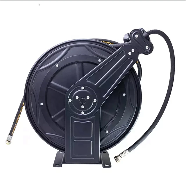 Self-winding combination Hose Reel Freestanding Single Travelling Portable  Water Fed Sewer Jetter Wall Hang Hose Reel Rollers - AliExpress