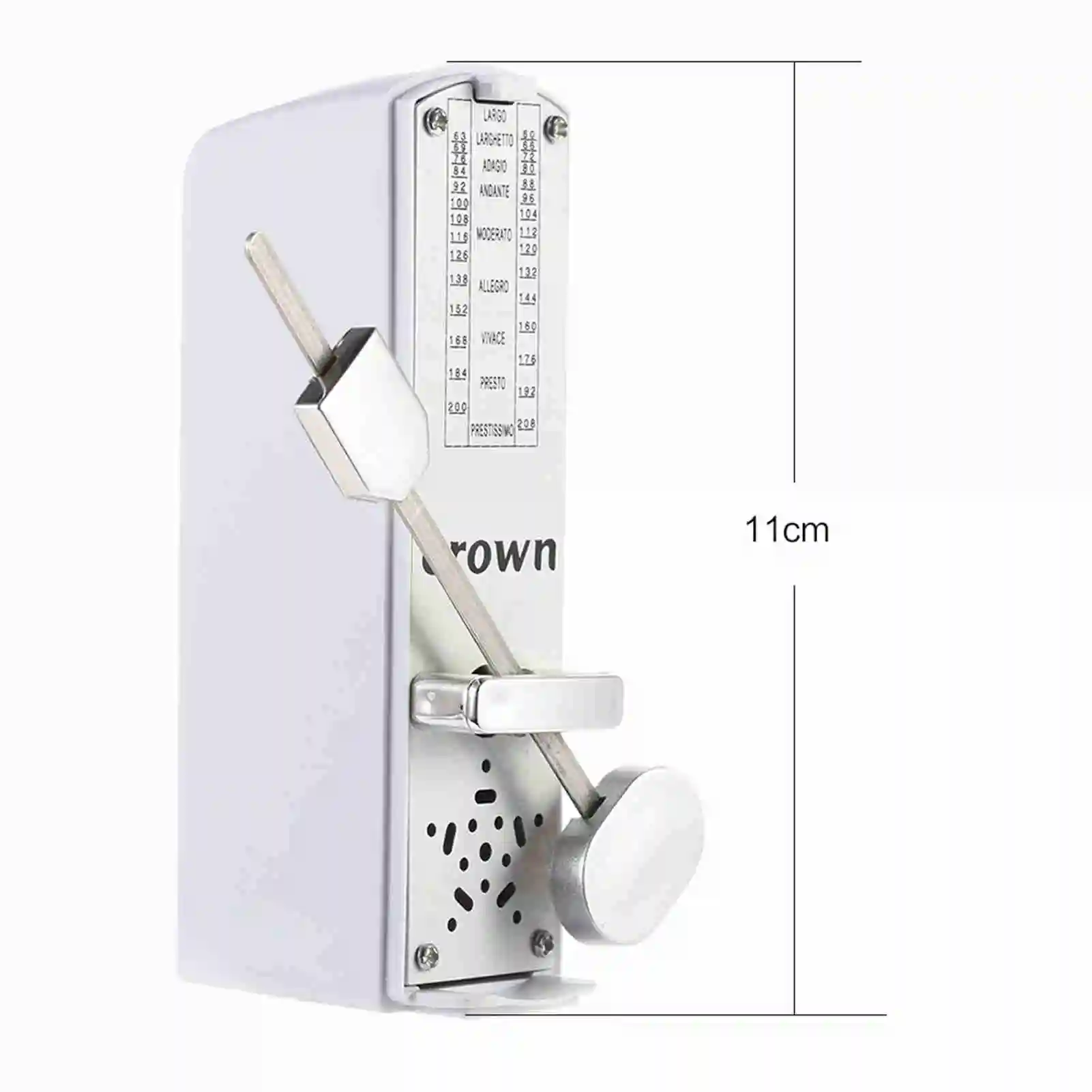 Portable Mechanical Metronome Universal Metronome 11cm Height For Piano Guitar Violin Ukulele Chinese Zither Music Instrument