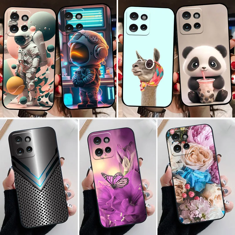 Lovely Cartoon Flower Soft Silicone Phone Cover - Stylish Protective Case