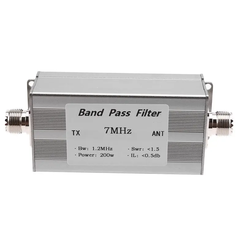 【NEWLY】단파 7Mhz 대역 통과 필터 고절연 BPF 감도 증가 200W