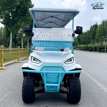 China Made Top Adult Golf Cart 6 Seater 25 MPH Speed ​​Electric Vehicle Club 350CC Gas Powered Sightseeing Car