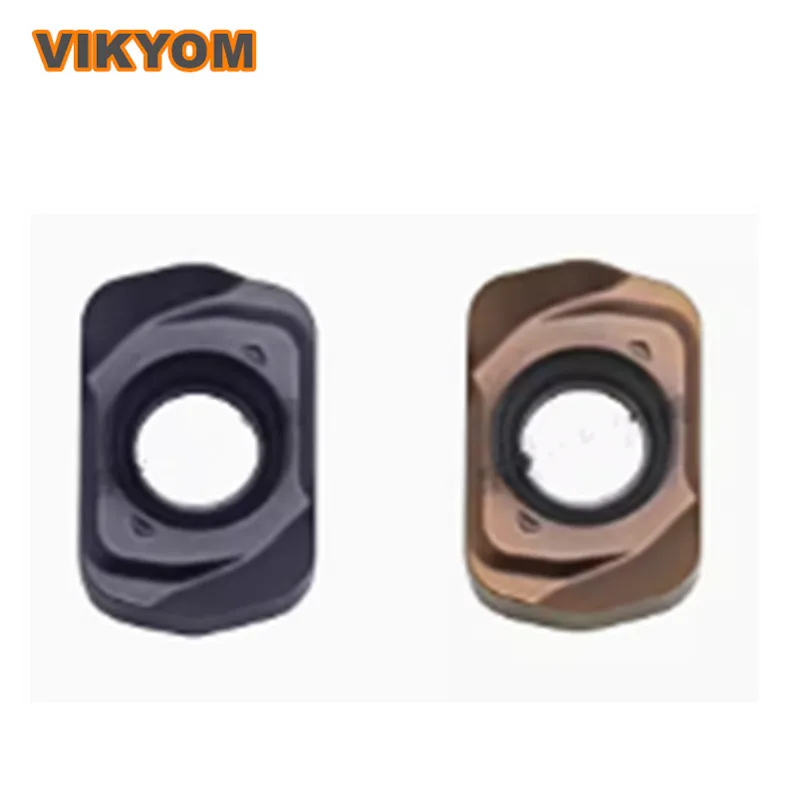 

Фрезерные вставки с ЧПУ для быстрой подачи Toshiba LNMU0202ZER, двухсторонние детали из нержавеющей стали для черновой резки малого диаметра