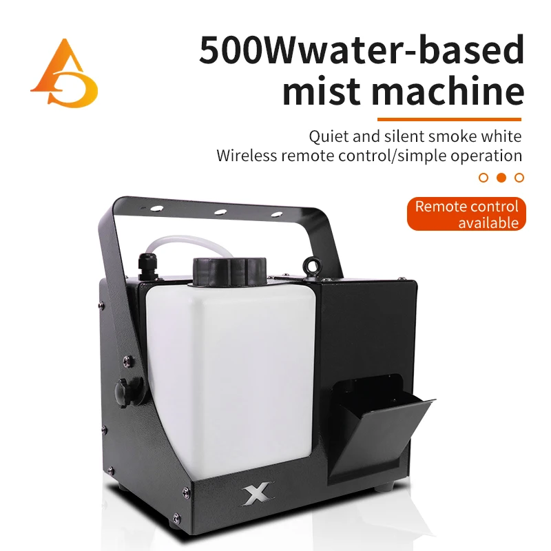500W Water Based Smoke Machine Stage Effects for DJ Disco Show Event Party Wedding Remote Control DMX Fazer Smoke Equipment