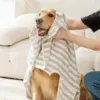 Ultra-Absorbent Dog Bath Towel Super Absorbent Dog Bathrobe Robe For Large/Medium/Small Dog 6