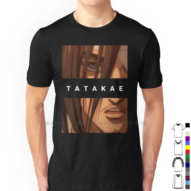 Attack on Titan Eren Final Shingeki No Kyojin Anime AOT Tshirt T-Shirt Tee  Sizes
