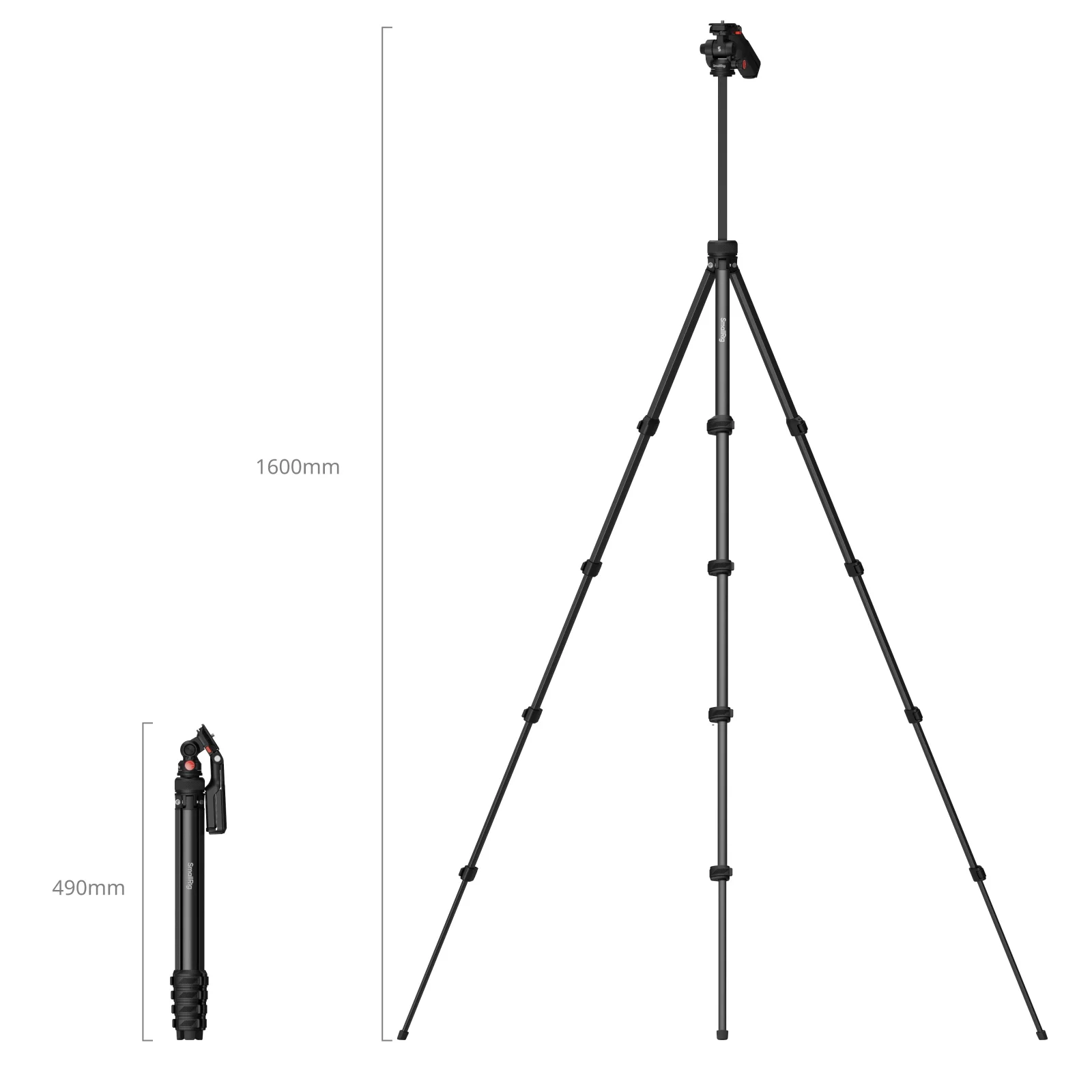Video Tripod 2-in-1 Convertible Handle for Smartphones Action Camera for DSLR Mi