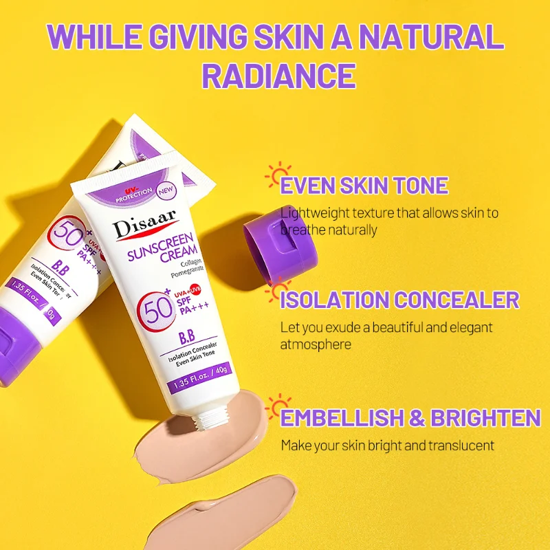 Revitalizing Sunscreen BB Cream Concealer Body Amp Face Protection Moisturizing Skin Repair For Burned