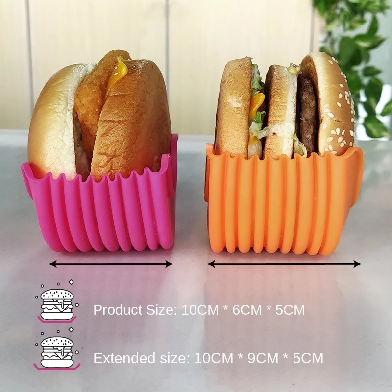 Contact-free Silicone Burger Rack Holder for Household for silicone burger rack