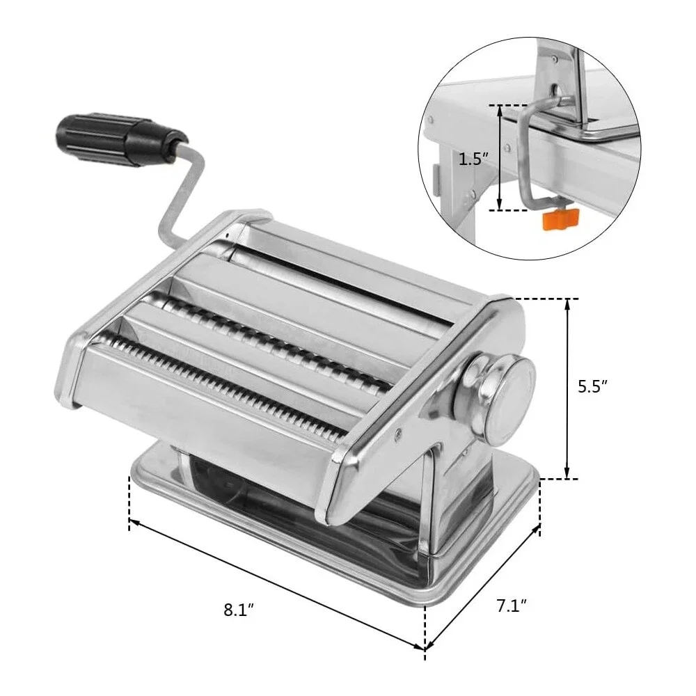 Manual Stainless Steel Pasta Maker 6