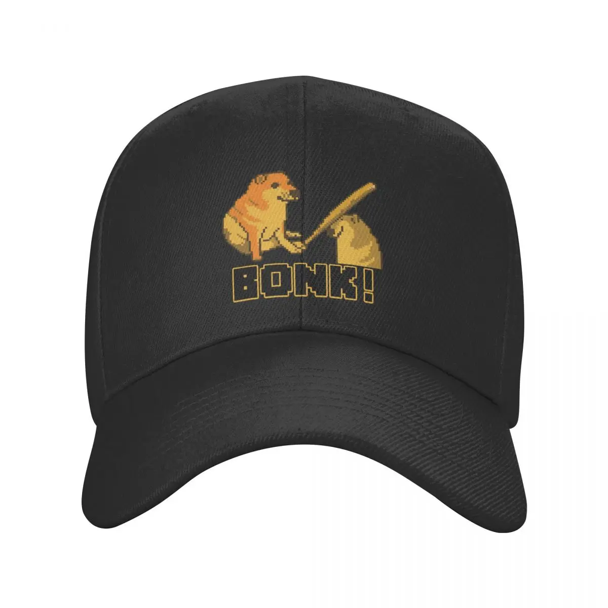 

Fashion Cheems Bonk Meme Pixel Art Baseball Cap for Men Women Breathable Shiba Inu Dog Dad Hat Performance Snapback Hats