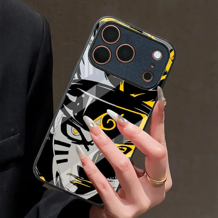Anime N-arutoS Cool Glass Phone Cover Case