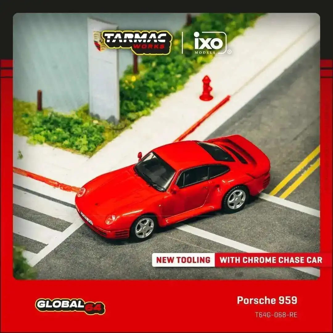 Porsche 959 モデルカー 赤 木製 Porsche 959 モデルカー 赤 木製