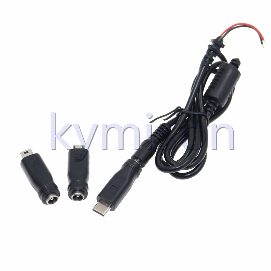 Versatile Power Adapter Tips Kit for Laptops - 5.5mmx2.5mm Plug Set