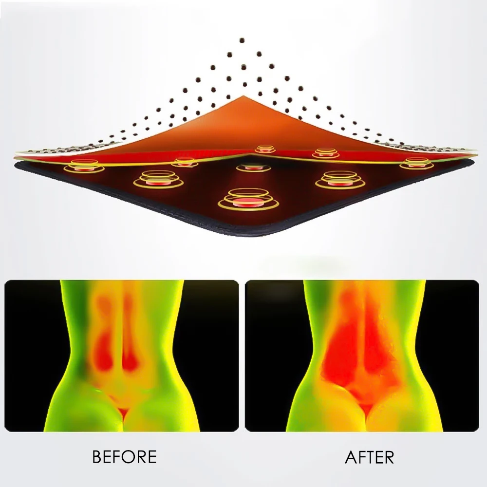 Adjustable Waist Self-heating belt protector Back Waist Support Belt Lumbar Brace Massage Band Health Care Waist Brace Support