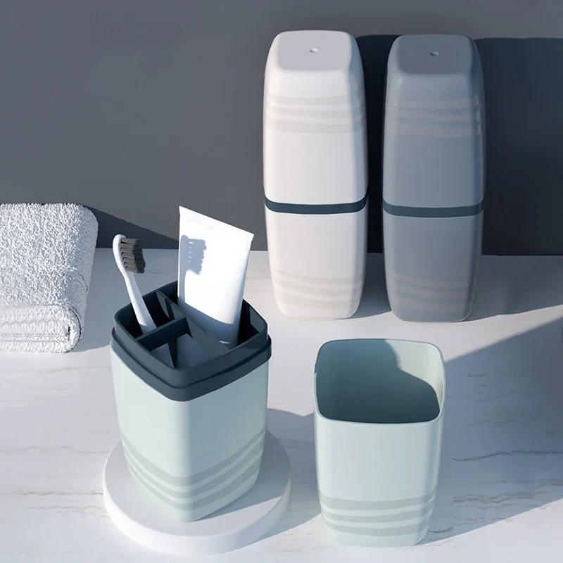 Cup Toothbrush Cup Household Set Tooth Cylinder Toothbrush Toothpaste Storage Box Portable Wash Mouthwash toothbrush holder toothbrush storage box