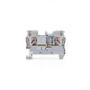 10Pcs Din Rail Terminal Block PT-2.5 Push In Terminal Connector Spring Screwless Electrical Wire Conductor Terminal Block PT2.5 3