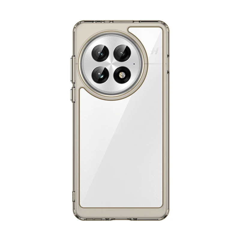 Crystal Clear Protective Case with Hard PC Back & Soft TPU Bumper with Camera Lens Shield