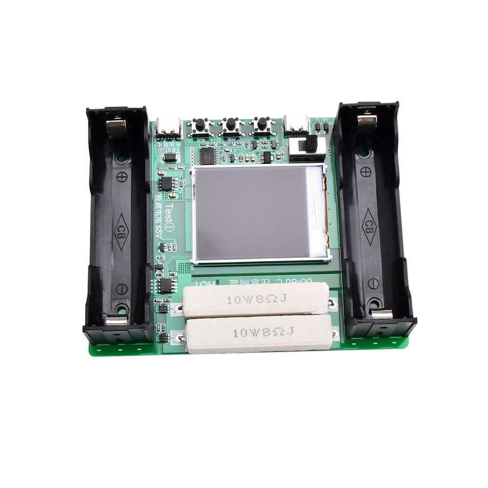 Тестер емкости аккумуляторов с ЖК-дисплеем типа C, цифровой детектор ...