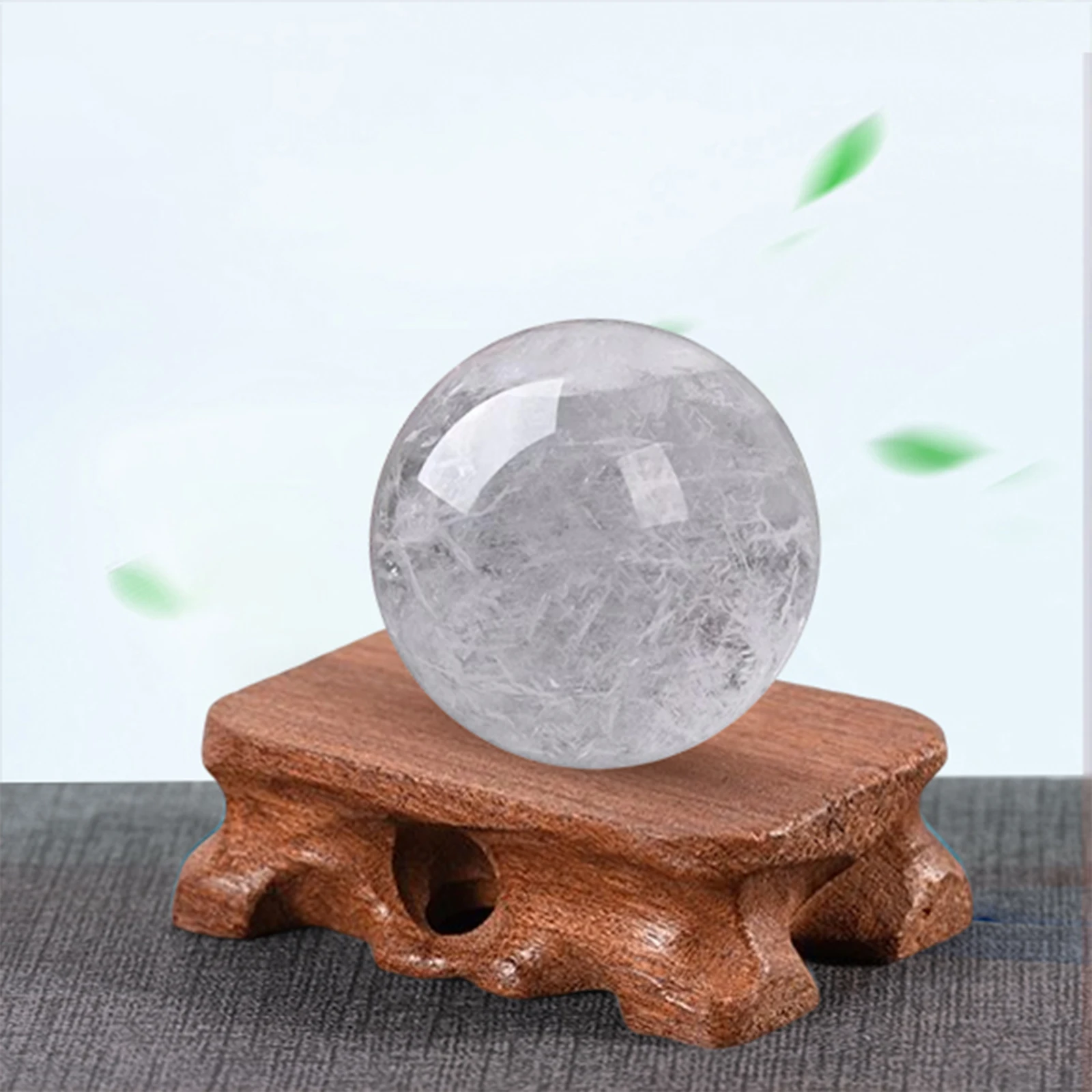 Metal Arm Mineral Stand Display Holder Rack Wood Support Base for Crystal Minerals Ores Agate Rocks for Home Office Show Room 4