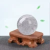 Metal Arm Mineral Stand Display Holder Rack Wood Support Base for Crystal Minerals Ores Agate Rocks for Home Office Show Room 4