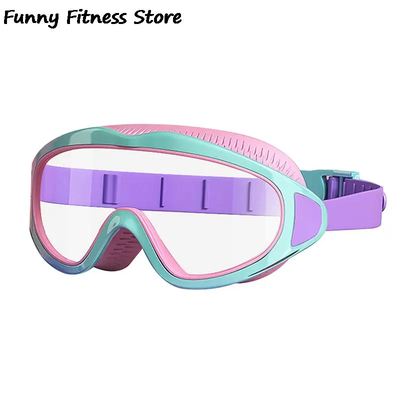 

Swimming Glasses Adjust Belts Swim Goggles for Kids Large Frame Waterproof Eyewear Anti-fog Children Underwater Diving Goggles