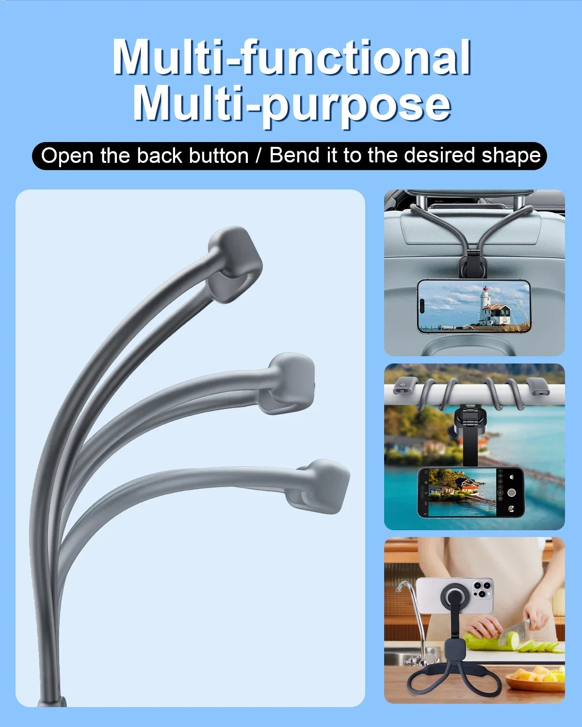 Eary Magnetic Phone Neck Holder For IPhone 16 15 14 Series Cellphone Holder Hands Free Chest For Selfie Pov Vlog Video Recording