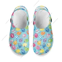 Funny Easter Graphic Home Clogs Custom Water Shoes Mens Womens Teenager Shoe Garden Clog Fashion Casual Beach Hole Slippers 1