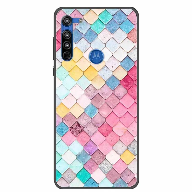Elegant Marble Soft TPU Silicone Phone Cover - Artistic Cat Design Bumper Case for Moto G Pro and Stylus