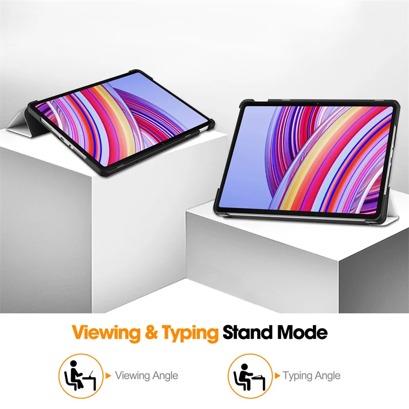 Cute PU Leather Tri-Folding Magnetic Stand Cover