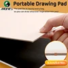 Marie's Acrylic Marker Pad,30 Sheets White and Black 32 lb/120 gsm Drawing Papers,Bleedproof Sketchbook for Alcohol Markers 4