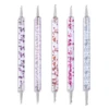 Set of 5 Professional Dual-ended Nail Art Dotting Pens for Intricate Nail Designs, Drawing, Painting, and Rhinestone Application 6