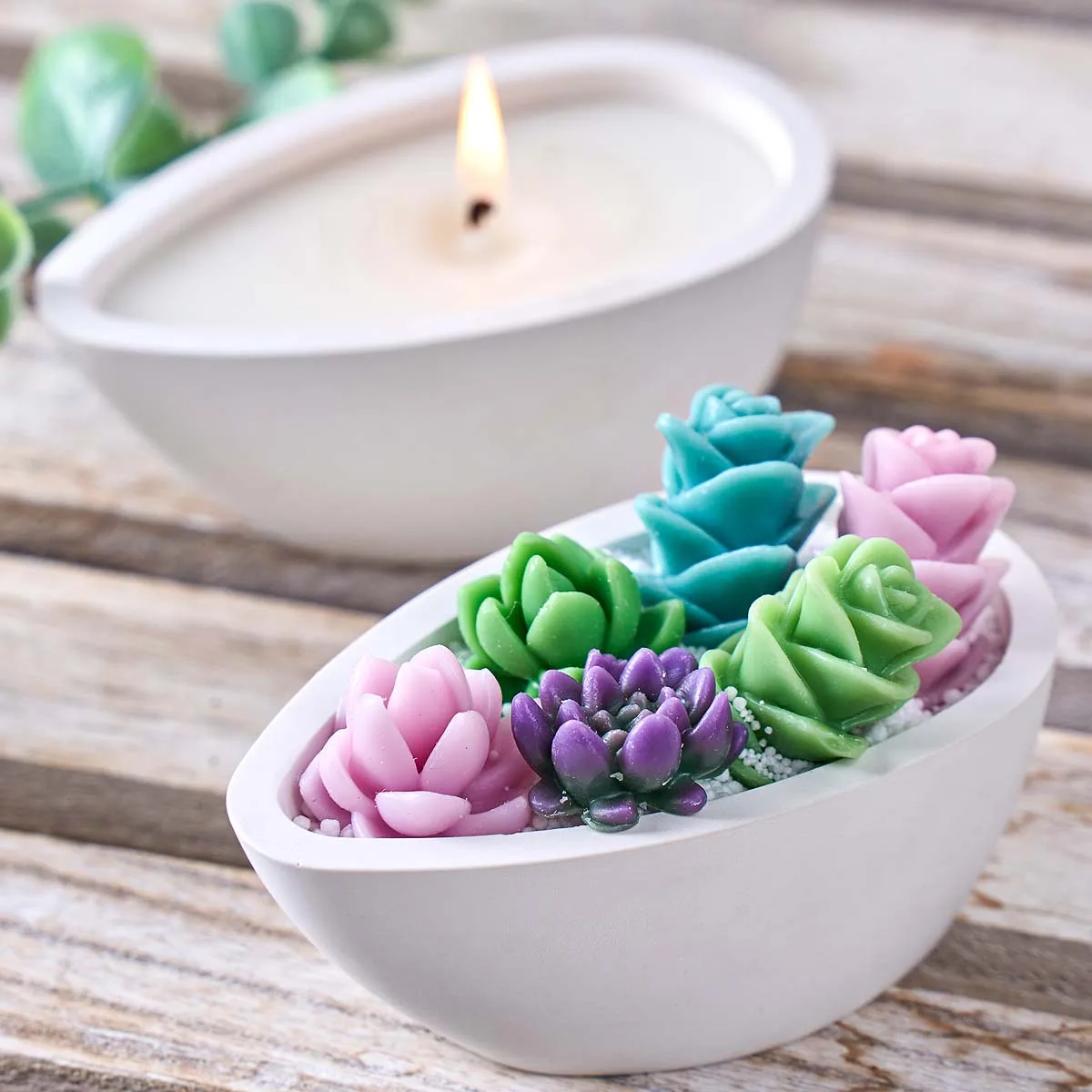새 모양 보관 상자 뚜껑이 있는 실리콘 몰드 DIY 석고 수지 캔들 항아리 화분 공예 주조 몰드 홈 데코 용품