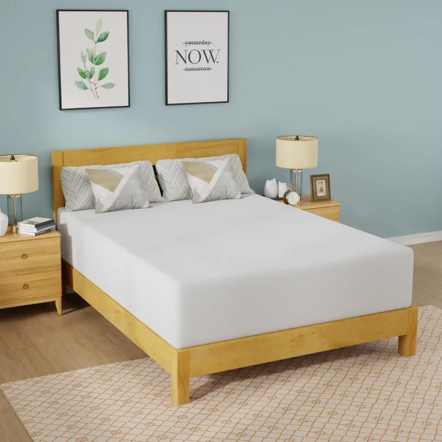 14 inch Gel Memory Foam Mattress Medium Firm Mattresses for Cool Sleep Relieving No Fiberglass CertiPURUS Certified Mattress in