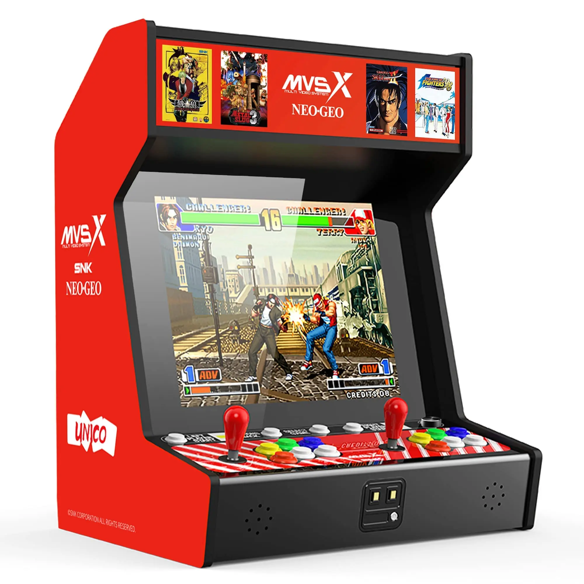 Neogeo Mvsx-レトロな公式ゲームを備えた50のプリロードされたホーム 