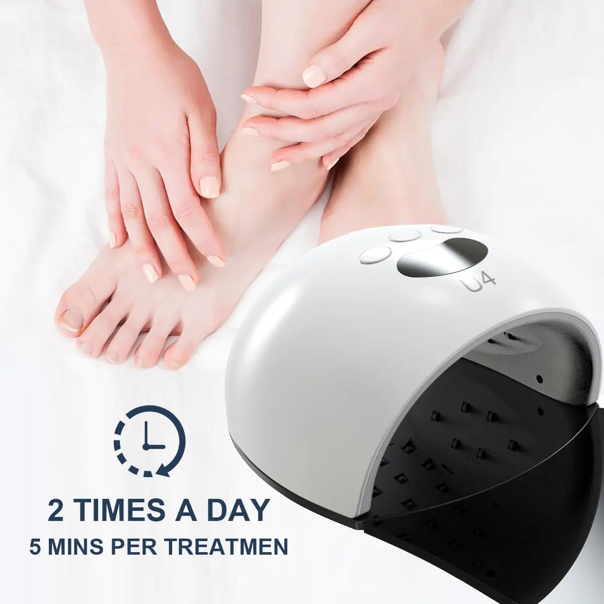 48W Nail Fungus Laser Treatment Device Digital Display 905nm Infrared Light 470nm Remove Fungal Nail Blue Therapy Anti Fungal nail fungus remover laser therapy pen