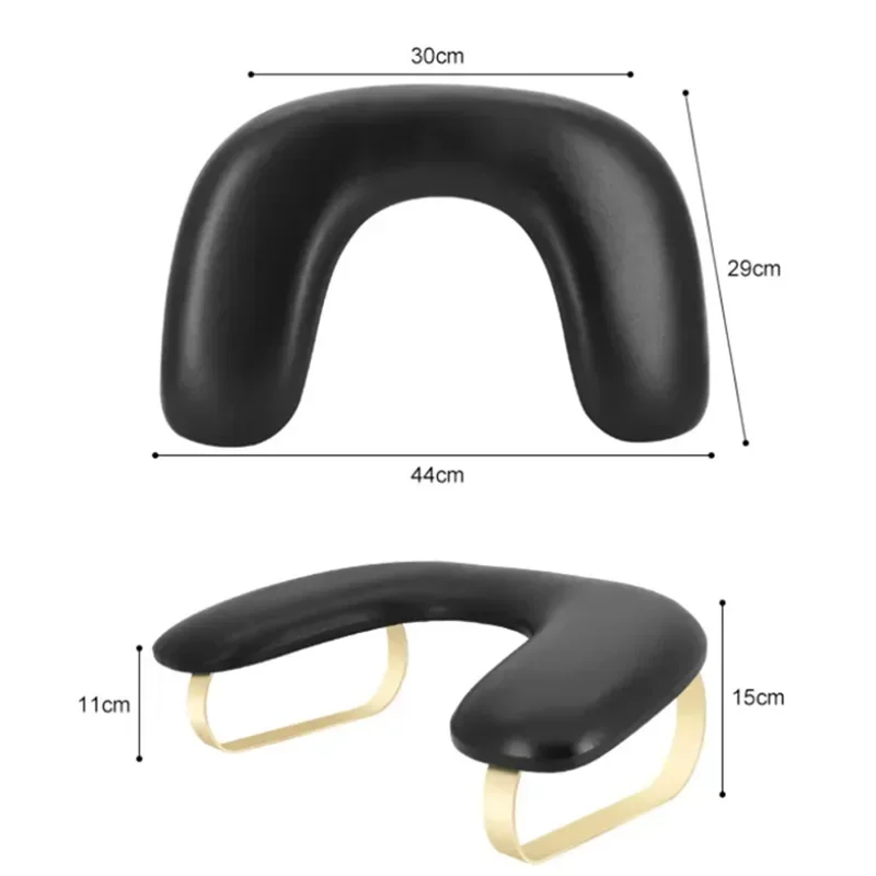 Nail art hand pillow PU Leather Portable Tilt Design Nail Art Hand Pillow Hand Cushion Removable Stand Manicure Rest Pillow Manicure Table Tool