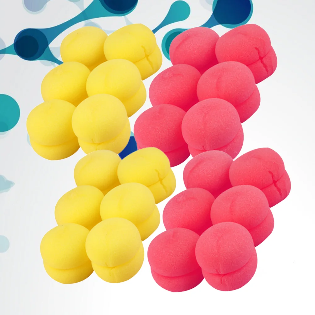 4 Sets Hair Curler Sponge Ball Hair Styling Tool Curly Ball Sponge Roller Women Care Styling Foam Rollers