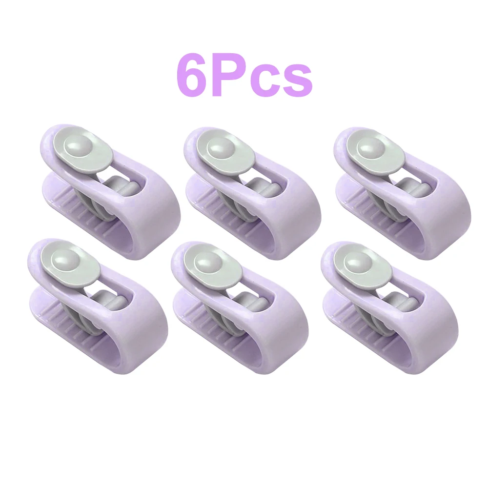 12pcs Colorful Anti-slip Purple Mattress Fixed Buckle, Modern PP Sheet  Gripper For Bedroom