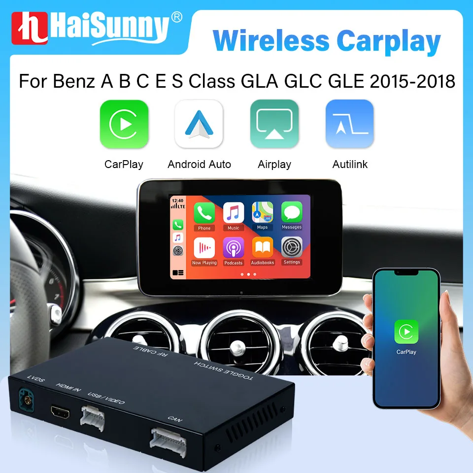 Новый беспроводной модуль Carplay NTG 5 Decorder для Mercedes Benz W204 W205 W213 W211 W212 B180 A B C S E SLK ML GL GLC GLA GLE Class
