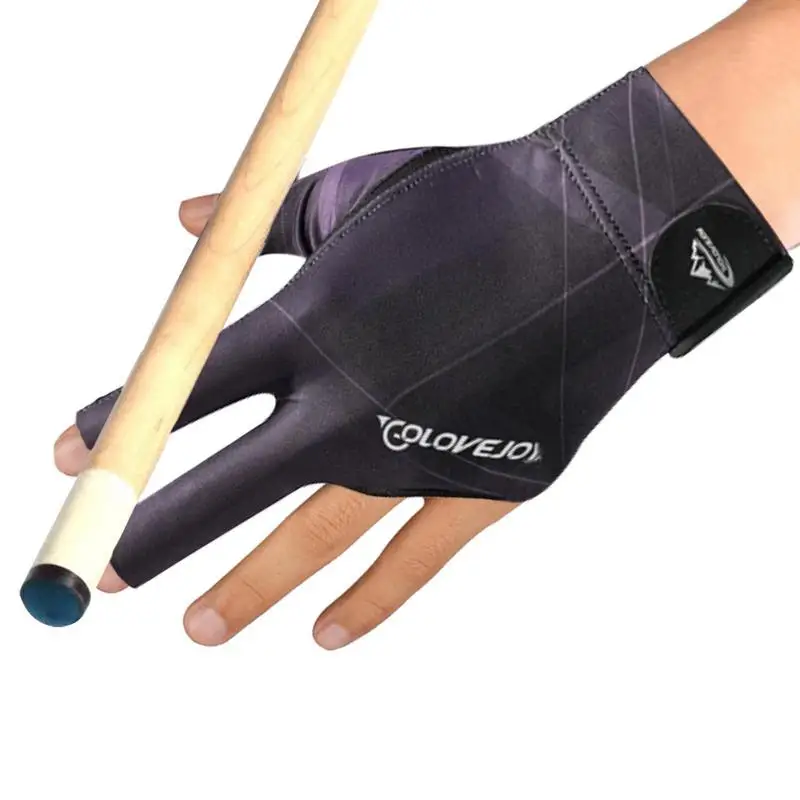 Snooker Guanti Da Biliardo Guanti Da Billard Mano Sinistra Tre Dita Smooth Biliardo Guanti Accessori Guanti Senza Dita Accessori Sportivi