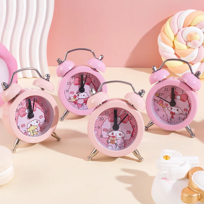 Cartoon Mini Alarm Clock For Kids Students Bedroom Living Room Alarm Clock Creative Home Decoration