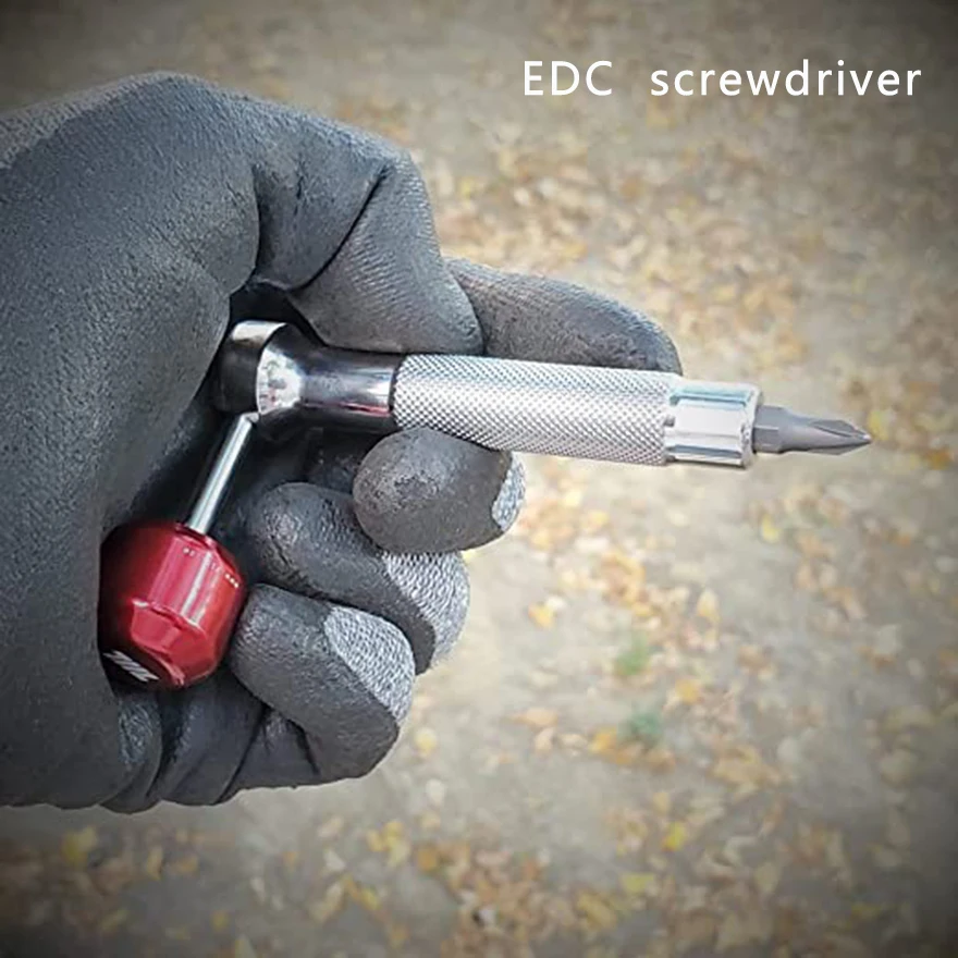 다기능 EDC 키체인 모양 롤리팝 스크루드라이버, 휴대용 스틸 자전거 수리 도구, 고품질, 신제품