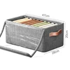 Folding Clothes Storage Box with Lid Multi-functional Wardrobe Storage Box for Underwear Sweater Home Cabinet Organizer 6