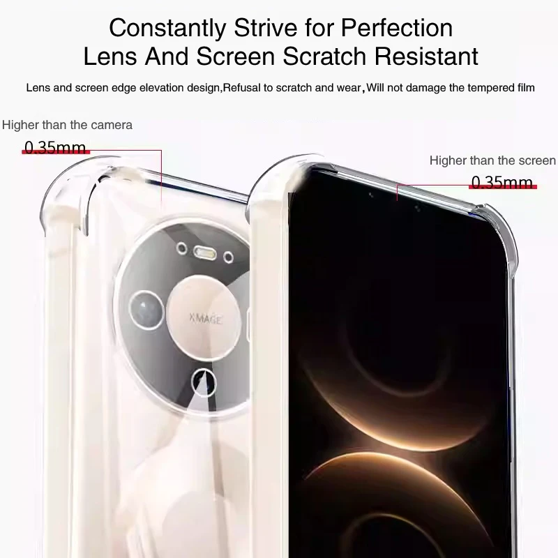 Premium Transparent Airbag Shockproof Silicone Phone Case