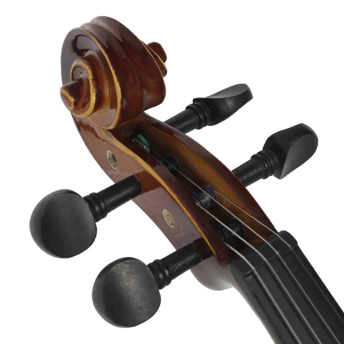 1/4 Violine Ahorn Holz Anfänger Violine mit Violine Schulterstütze Box Saiten Reinigungstuch Griff Aufkleber Lautsprecher Teile Set – Detail 2