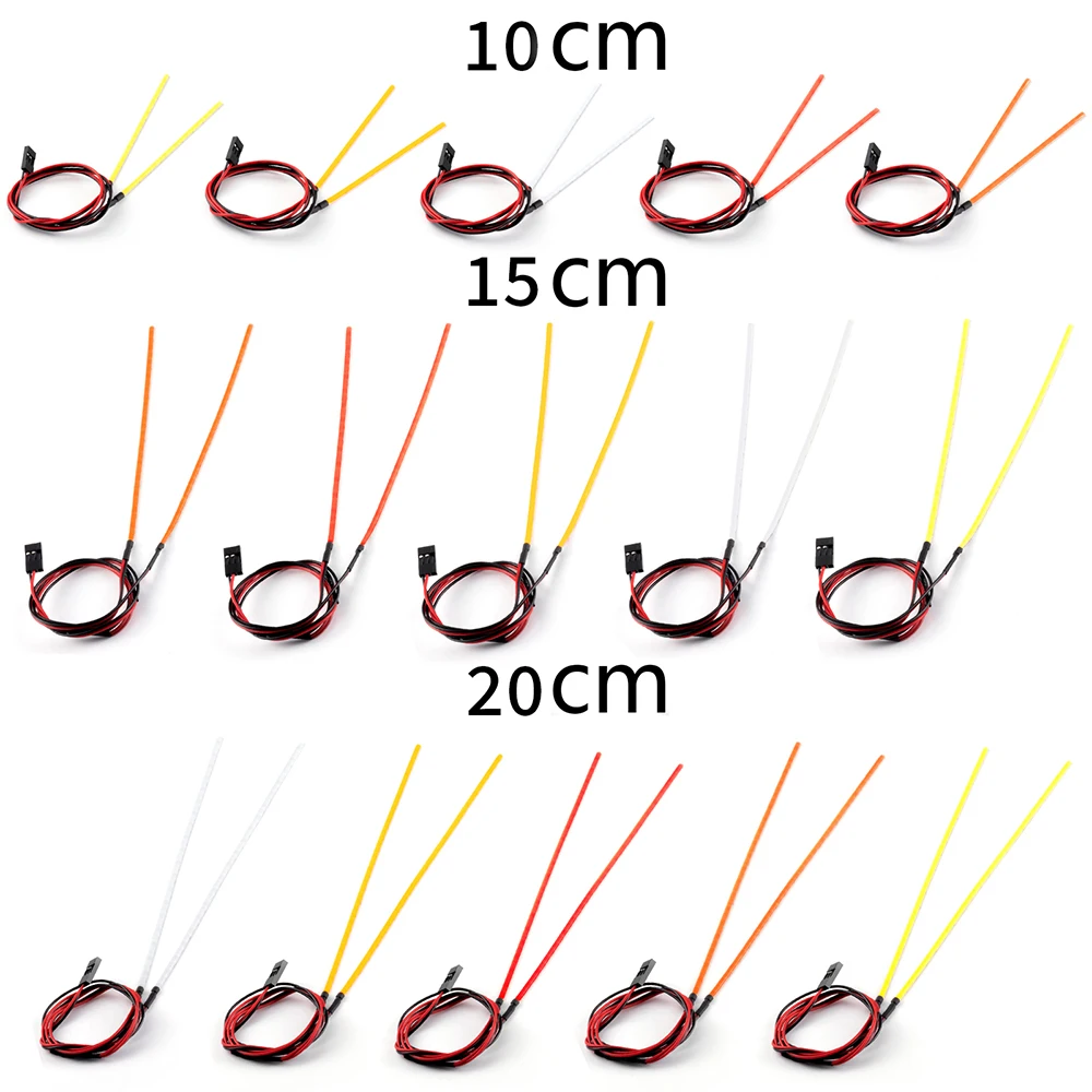 Enhanced Simulation COB Lights for RC Drift & Off-road Car Upgrades - 3 Sizes Available