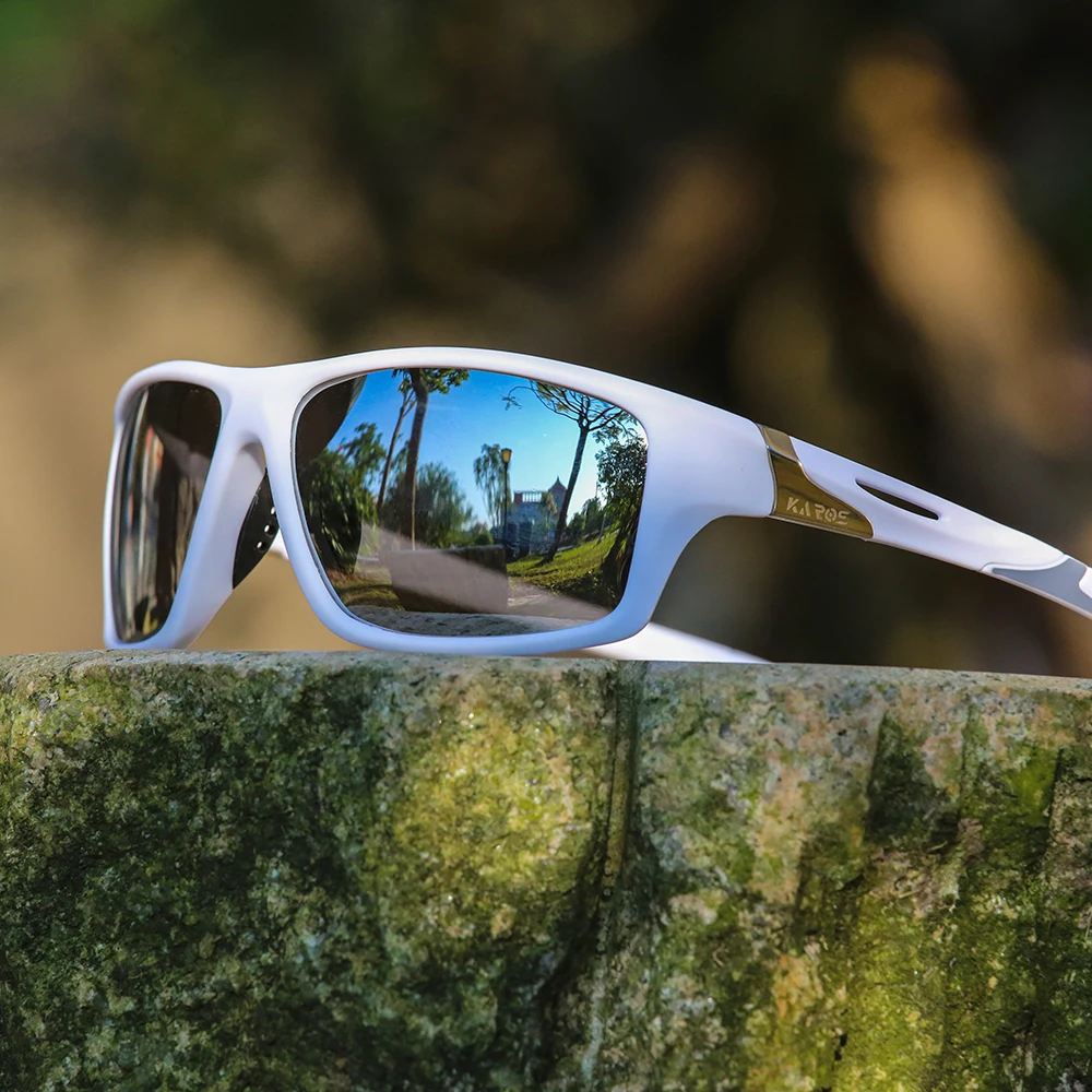 KAROS Mode Sport Sonnenbrille Polarisierte UV-Schutz Personalisierte Brille Runder Rahmen Herren Und Damen UV400 Brillen YZ2012