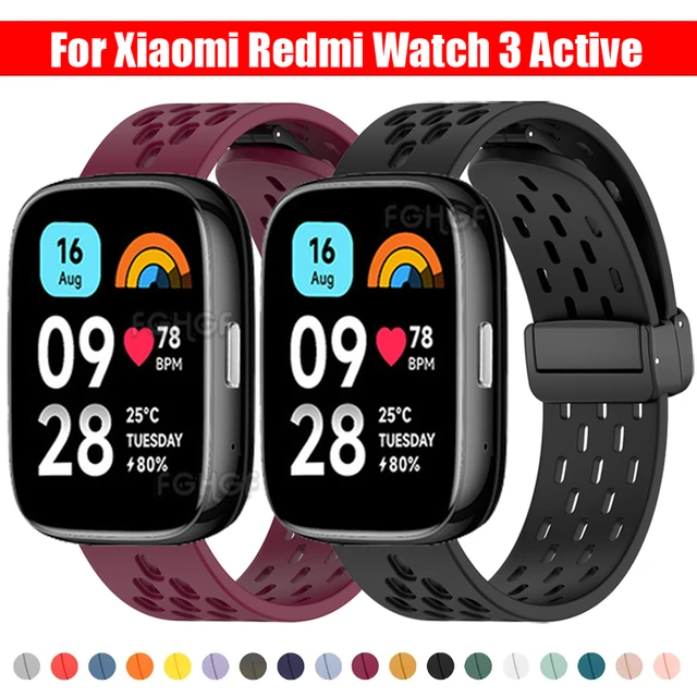 For Redmi Watch 3 Active Strap Sports Silicone Replacement Wristband Correa  For Xiaomi Redmi Watch 3 Lite Active Band Bracelet - AliExpress