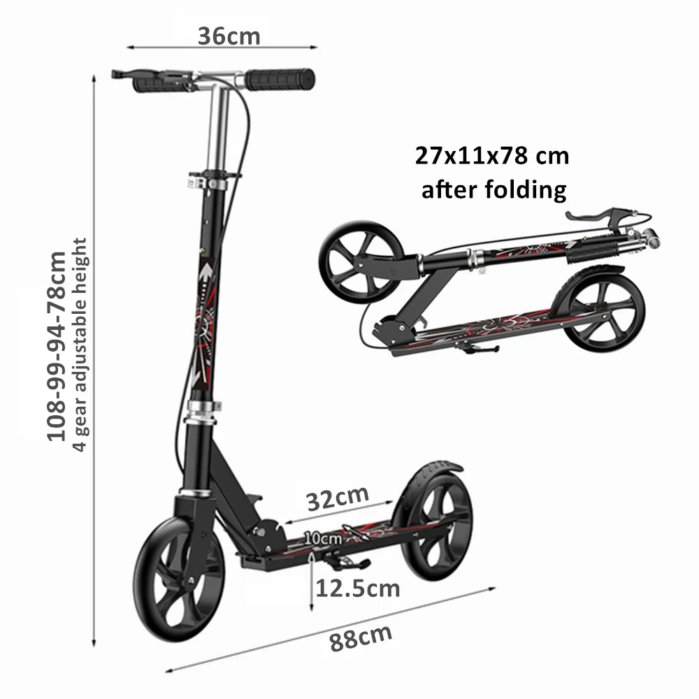 JayCreer Kick Scooters For Teens ,Youth or Adults